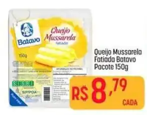 Queijo Mussarela Fatiada Batavo