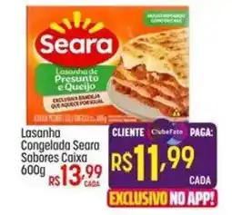 Muffato Lasanha Congelada Seara Sabores Caixa oferta