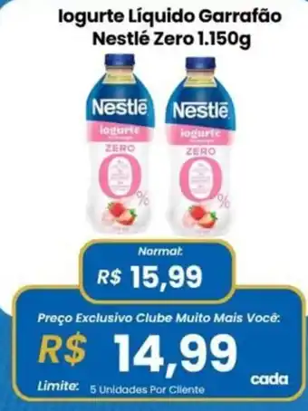 Iogurte Líquido Garrafaão Nestlé Zero