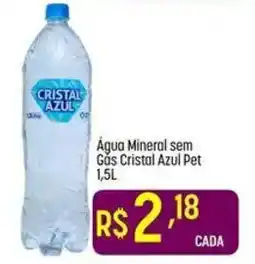 Muffato Água mineral sem gás cristal azul pet oferta