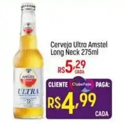 Muffato Cerveja ultra amstel long neck oferta