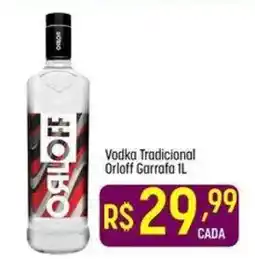 Muffato Vodka Tradicional Orloff Garrafa 1L oferta