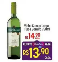 Muffato Vinho campo largo tipos garrafa oferta