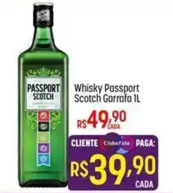 Muffato Whisky Passport Scotch Garrafa 1l oferta