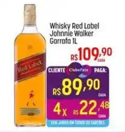 Muffato Whisky Red Label Johnnie Walker Garrafa 1l oferta