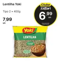 Comercial Zaffari Lentilha yoki oferta