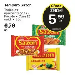Comercial Zaffari Tempero sazón oferta