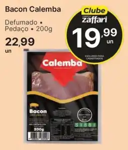 Comercial Zaffari Bacon Calemba oferta