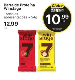 Comercial Zaffari Barra de Proteína Winstage oferta