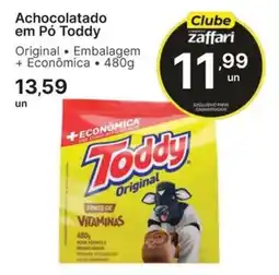 Comercial Zaffari Achocolatado em Pó Toddy Original • Embalagem + Econômica oferta