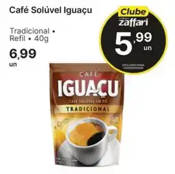 Comercial Zaffari Café Solúvel Iguacu Tradicional oferta