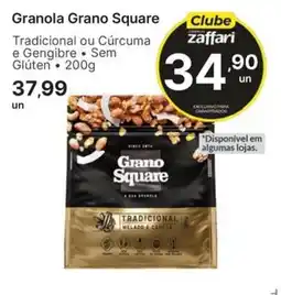 Comercial Zaffari Granola Grano Square oferta