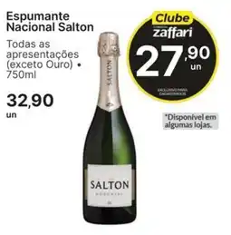 Comercial Zaffari Espumante Nacional Salton oferta