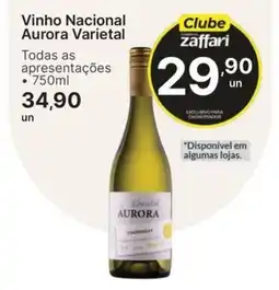 Comercial Zaffari Vinho Nacional Aurora Varietal oferta