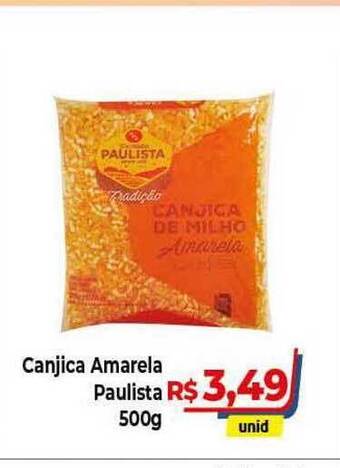Hiper Moreira Canjica Amarela Paulista 500g oferta