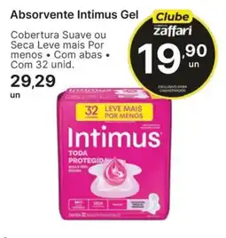 Comercial Zaffari Absorvente intimus gel oferta