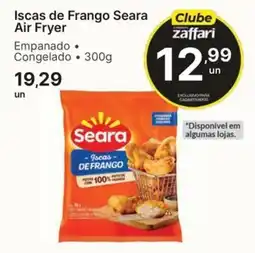 Comercial Zaffari Iscas de frango seara air fryer oferta