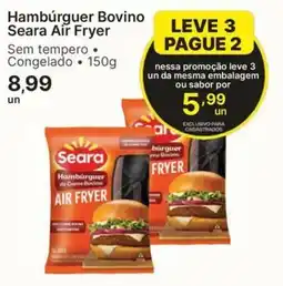 Comercial Zaffari Hambúrguer bovino oferta