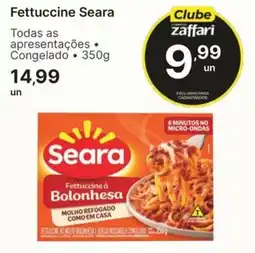 Comercial Zaffari Fettuccine seara oferta