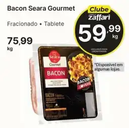 Comercial Zaffari Bacon seara gourmet oferta