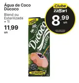 Comercial Zaffari Água de Coco Ducoco oferta