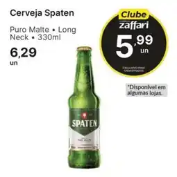 Comercial Zaffari Cerveja Spaten oferta