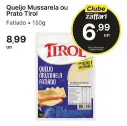 Comercial Zaffari Queijo Mussarela ou Prato Tirol oferta