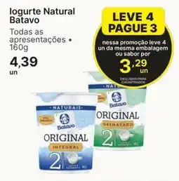 Comercial Zaffari logurte natural batavo oferta
