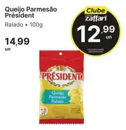 Comercial Zaffari Queijo Parmesão Président oferta