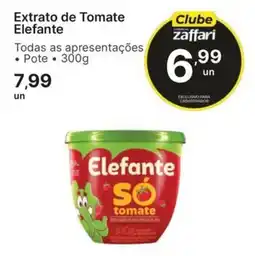 Comercial Zaffari Extrato de Tomate Elefante oferta