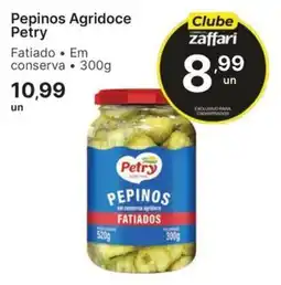 Comercial Zaffari Pepinos agridoce petry oferta