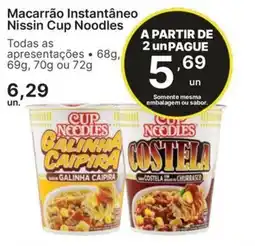 Comercial Zaffari Macarrão instantâneo nissin cup noodles oferta