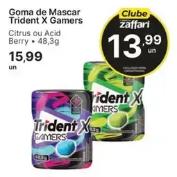 Comercial Zaffari Goma de Mascar Trident X Gamers oferta
