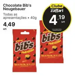 Comercial Zaffari Chocolate bib's neugebauer oferta