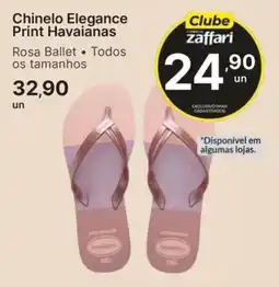 Comercial Zaffari Chinelo Elegance Print Havaianas oferta