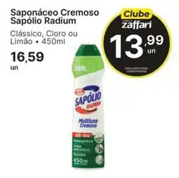 Comercial Zaffari Saponáceo Cremoso Sapólio Radium oferta