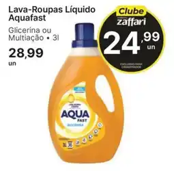 Comercial Zaffari Lava-Roupas Líquido Aquafast oferta