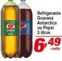Refrigerante Guaraná Antarctica Ou Pepsi 3L