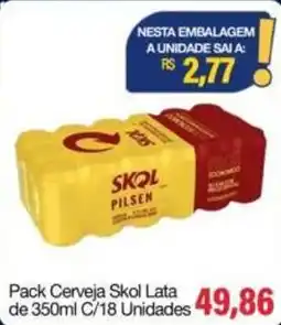 Spani Atacadista Pack Cerveja Skol Lata oferta