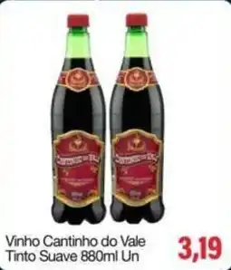 Spani Atacadista Vinho cantinho do vale tinto suave oferta