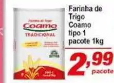 Russi Supermercados Farinha De Trigo Coamo Tipo 1 1kg oferta