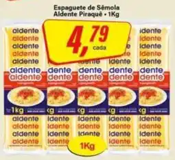 Rede Supermarket Espaguete de Sêmola Aldente Piraqué oferta