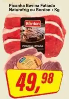 Rede Supermarket Picancha bovina fatiada naturafrig ou bordon oferta