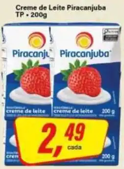 Rede Supermarket Creme de Leite Piracanjuba oferta