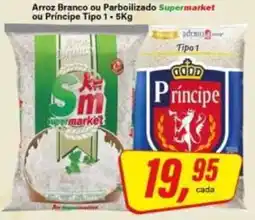 Rede Supermarket Arroz Branco ou Parboilizado ou Principe Tipo 1 oferta