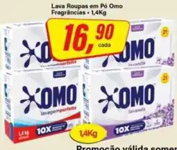 Rede Supermarket Lava Roupas em Pó Omo oferta