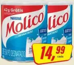Rede Supermarket Molico desnatado oferta