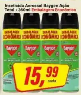 Rede Supermarket Inseticida aerossol baygon ação total oferta