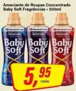 Rede Supermarket Amaciante de Roupas Concentrado Baby Soft Fragrâncias oferta