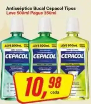 Rede Supermarket Antisséptico Bucal Cepacol Tipos oferta